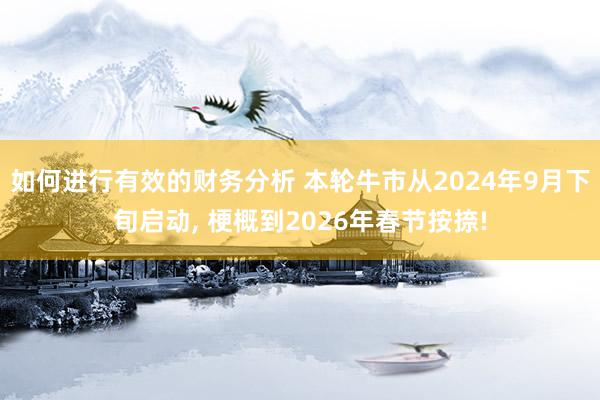 如何进行有效的财务分析 本轮牛市从2024年9月下旬启动, 梗概到2026年春节按捺!