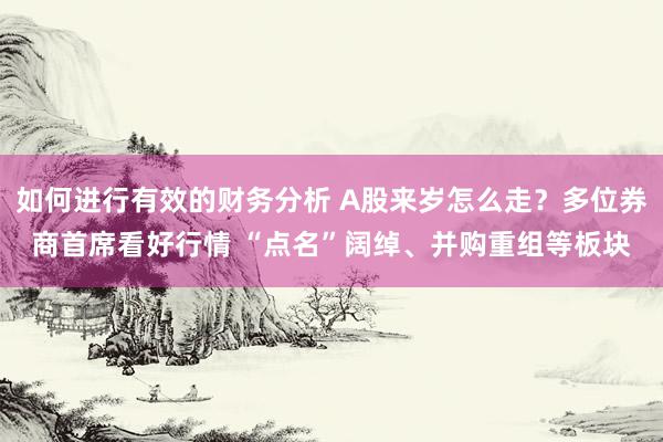 如何进行有效的财务分析 A股来岁怎么走？多位券商首席看好行情 “点名”阔绰、并购重组等板块