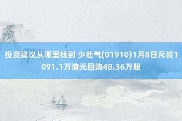 投资建议从哪里找到 少壮气(01910)1月8日斥资1091.1万港元回购48.36万股