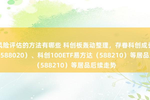 风险评估的方法有哪些 科创板轰动整理，存眷科创成长50ETF（588020）、科创100ETF易方达（588210）等居品后续走势