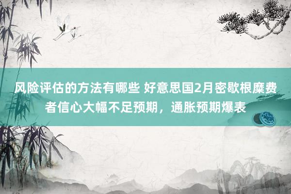 风险评估的方法有哪些 好意思国2月密歇根糜费者信心大幅不足预期，通胀预期爆表